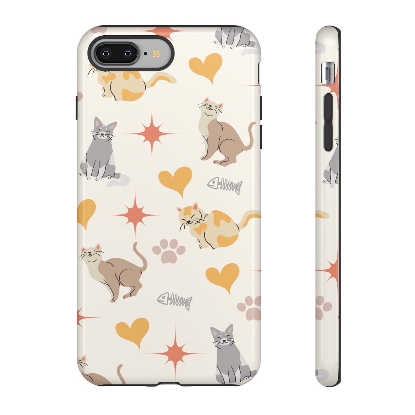 Cute Cat Wallpaper Phone Case | iPhone 15 Plus/ Pro, 14, 13, 12| Google Pixel 7, Pro, 5| Samsung Galaxy S23 All Major Phone Models