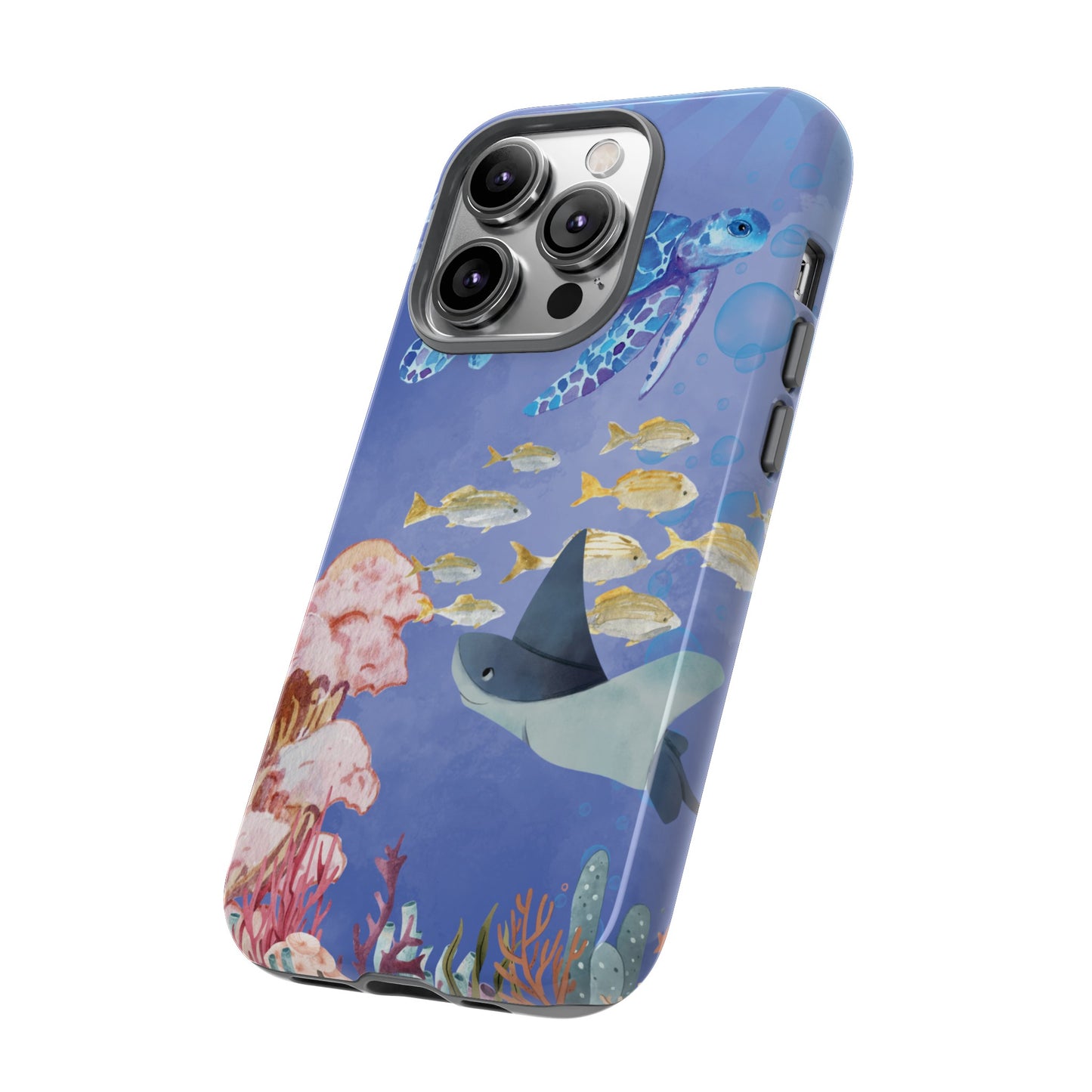 Underwater Scene Wallpaper Phone Case | iPhone 15 Plus/ Pro, 14, 13, 12| Google Pixel 7, Pro, 5| Samsung Galaxy S23 All Major Phone Models