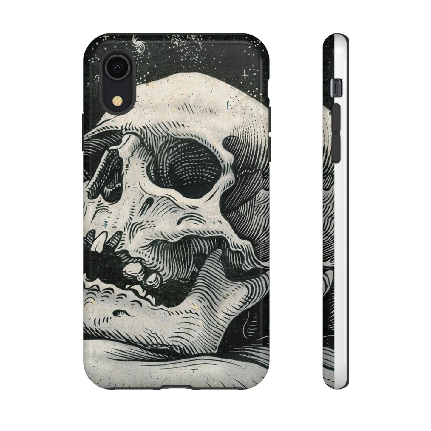 Skull Wallpaper Phone Case | iPhone 15 Plus/ Pro, 14, 13, 12| Google Pixel 7, Pro, 5| Samsung Galaxy S23 All Major Phone Models