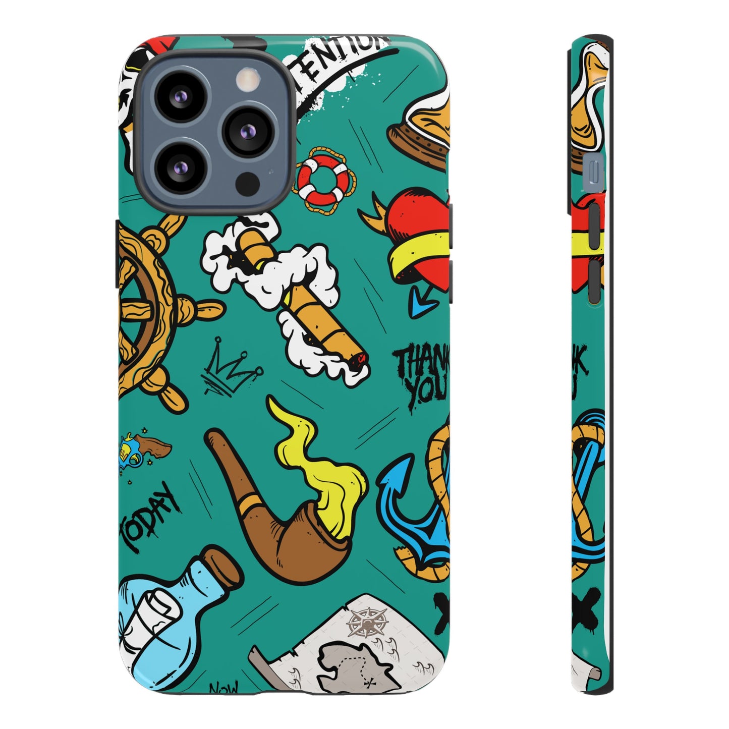 Pirate Wallpaper Phone Case | iPhone 15 Plus/ Pro, 14, 13, 12| Google Pixel 7, Pro, 5| Samsung Galaxy S23 All Major Phone Models