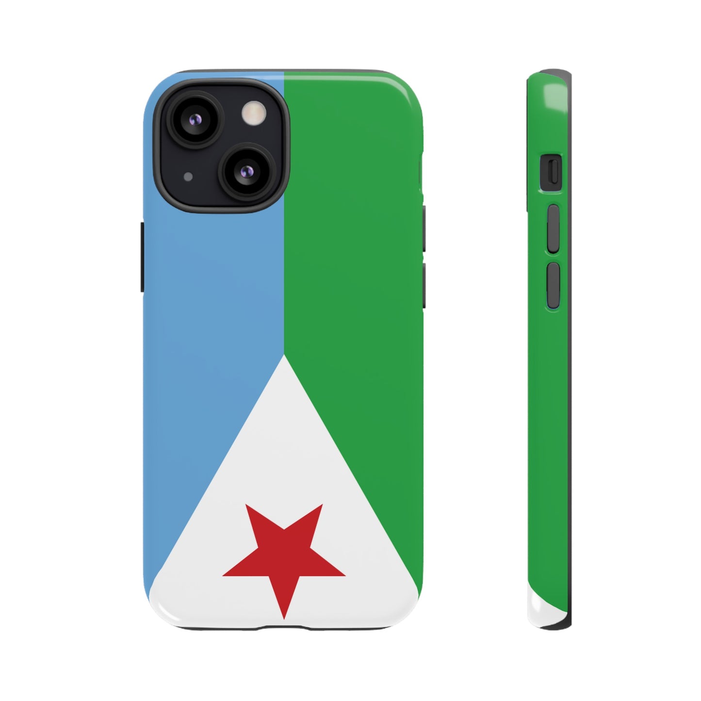 Djibouti Flag Phone Case | iPhone 15 Plus/ Pro, 14, 13, 12| Google Pixel 7, Pro, 5| Samsung Galaxy S23 All Major Phone Models