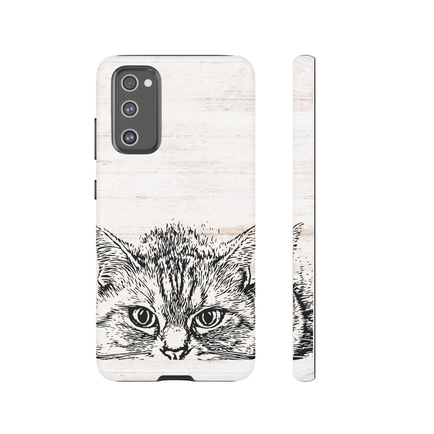 Close- Up Cat Wallpaper Phone Case | iPhone 15 Plus/ Pro, 14, 13, 12| Google Pixel 7, Pro, 5| Samsung Galaxy S23 All Major Phone Models