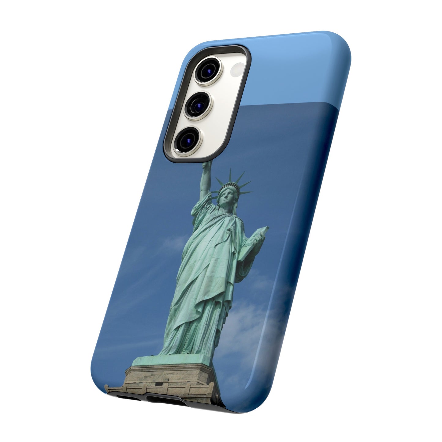 Statue Of Liberty Wallpaper Phone Case | iPhone 15 Plus/ Pro, 14, 13, 12| Google Pixel 7, Pro, 5| Samsung Galaxy S23 All Major Phone Models