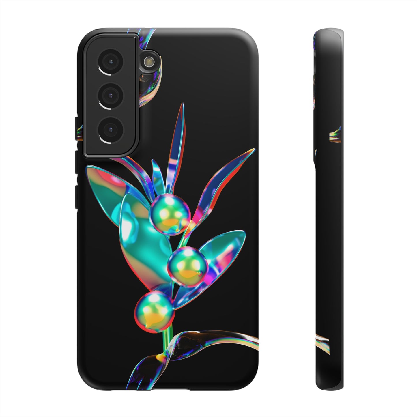 Psychedelic Flower Wallpaper Phone Case | iPhone 15 Plus/ Pro, 14, 13, 12| Google Pixel 7, Pro, 5| Samsung Galaxy S23 All Major Phone Models