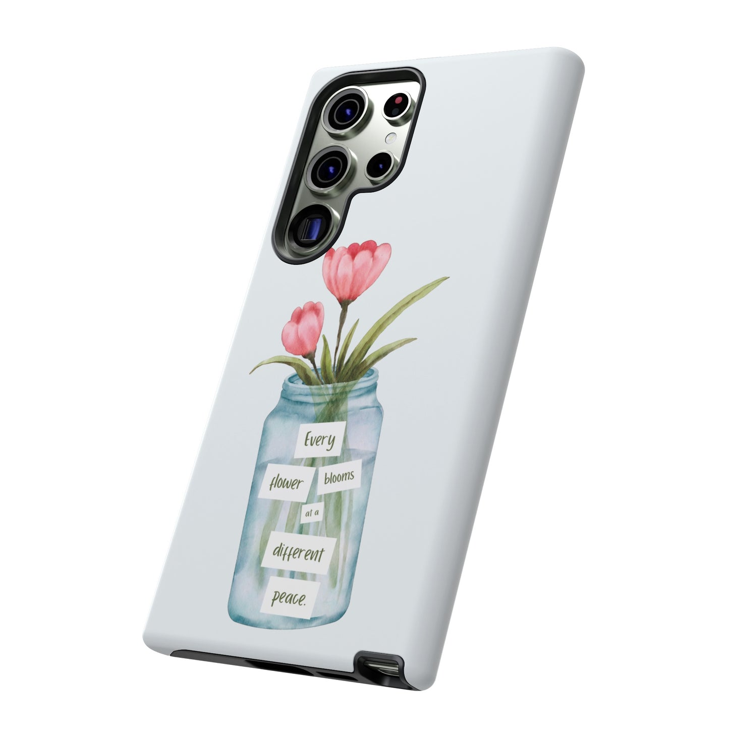 Flowers in a Jar Wallpaper Phone Case | iPhone 15 Plus/ Pro, 14, 13, 12| Google Pixel 7, Pro, 5| Samsung Galaxy S23 All Major Phone Models