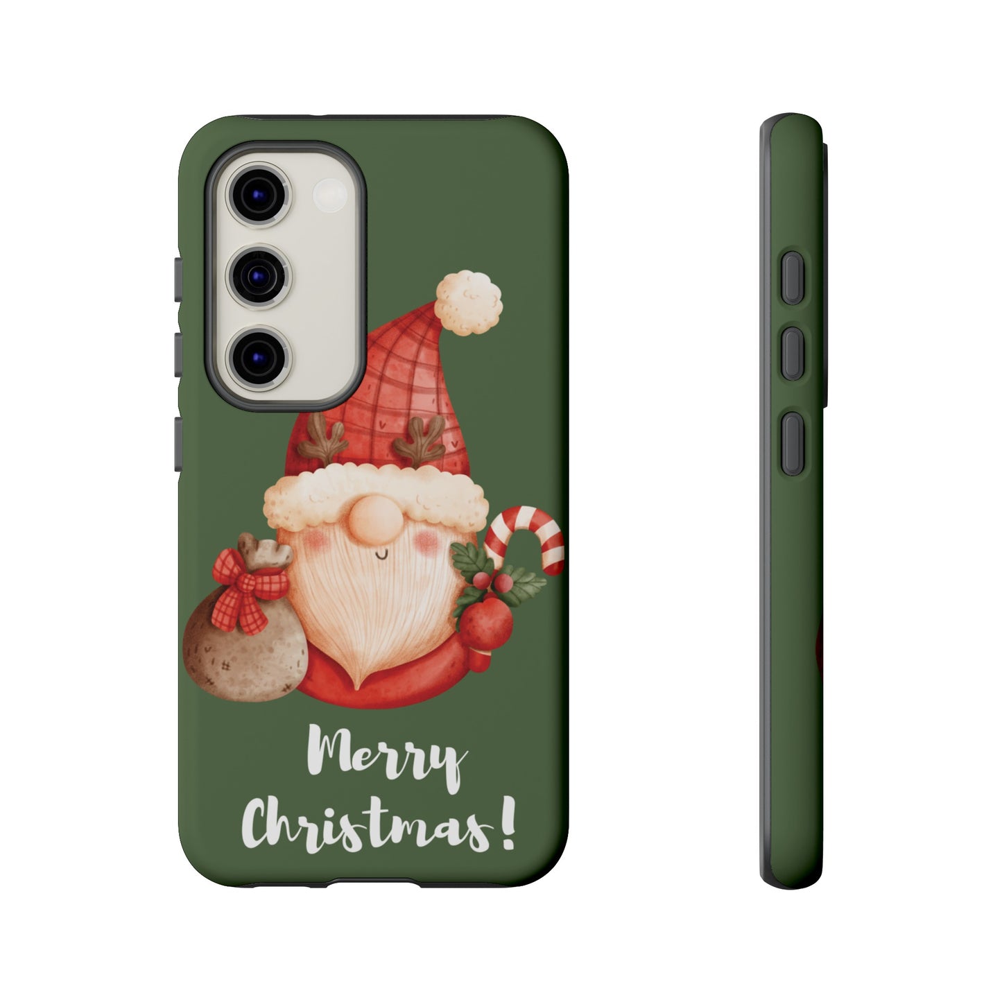 Cute Merry Christmas Wallpaper Phone Case | iPhone 15 Plus/ Pro, 14, 13, 12| Google Pixel 7, Pro, 5| Samsung Galaxy S23 All Major Phone Models