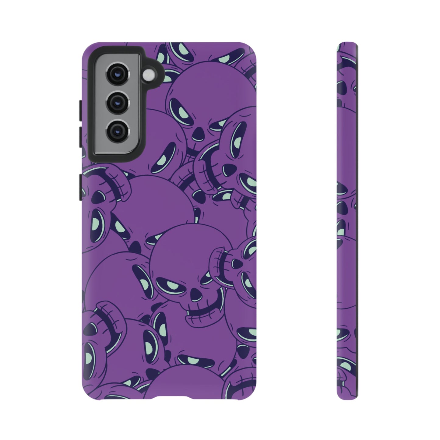 Glowing Skulls Wallpaper Phone Case | iPhone 15 Plus/ Pro, 14, 13, 12| Google Pixel 7, Pro, 5| Samsung Galaxy S23 All Major Phone Models