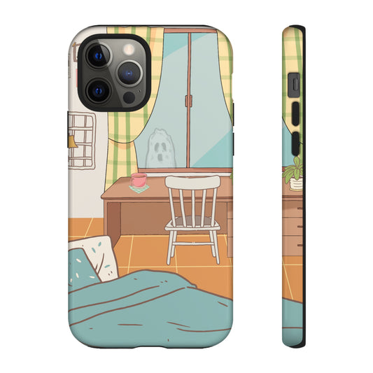 Ghost At The Window Wallpaper Phone Case | iPhone 15 Plus/ Pro, 14, 13, 12| Google Pixel 7, Pro, 5| Samsung Galaxy S23 All Major Phone Models