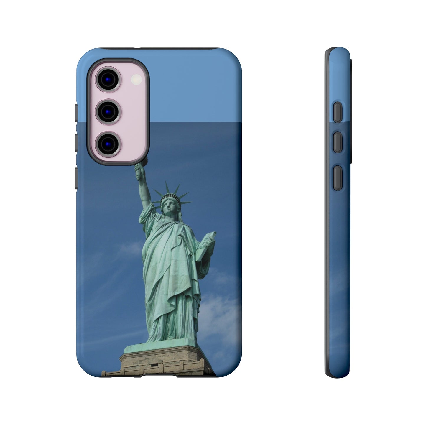 Statue Of Liberty Wallpaper Phone Case | iPhone 15 Plus/ Pro, 14, 13, 12| Google Pixel 7, Pro, 5| Samsung Galaxy S23 All Major Phone Models