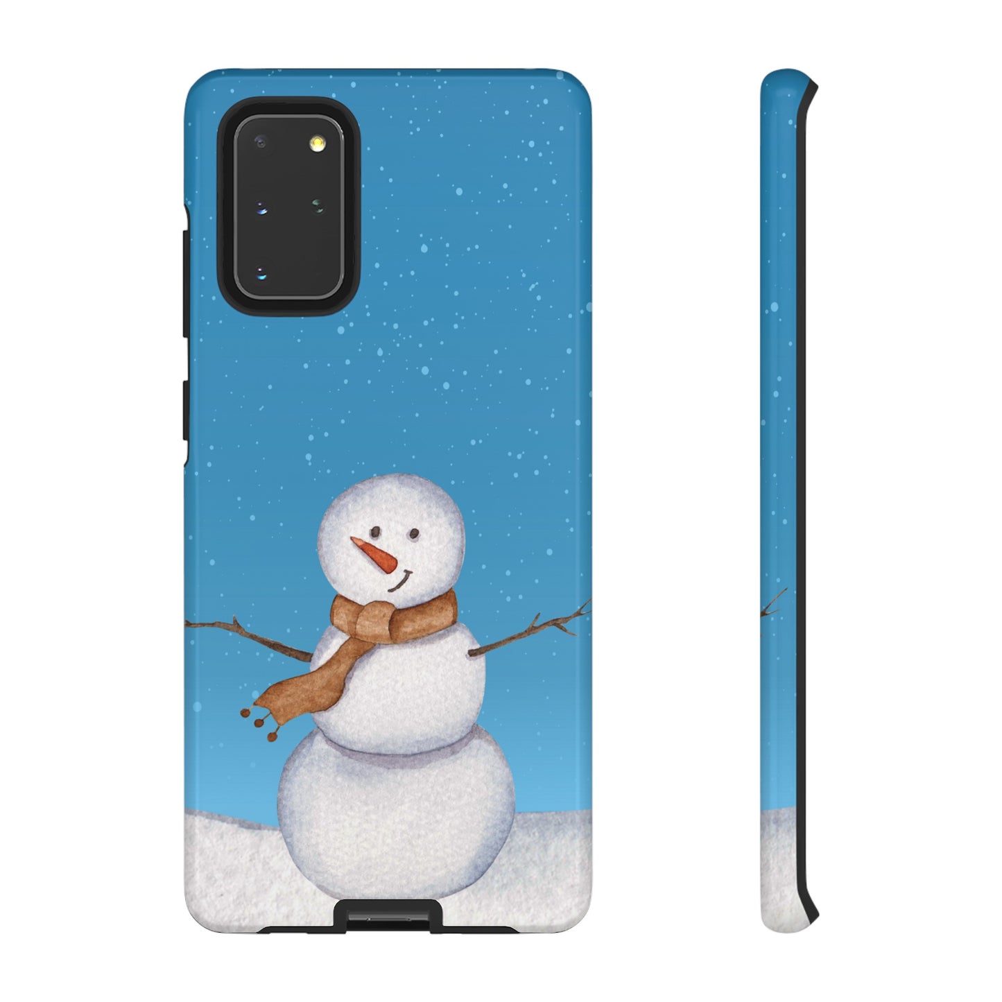 Snowman Wallpaper Phone Case | iPhone 15 Plus/ Pro, 14, 13, 12| Google Pixel 7, Pro, 5| Samsung Galaxy S23 All Major Phone Models