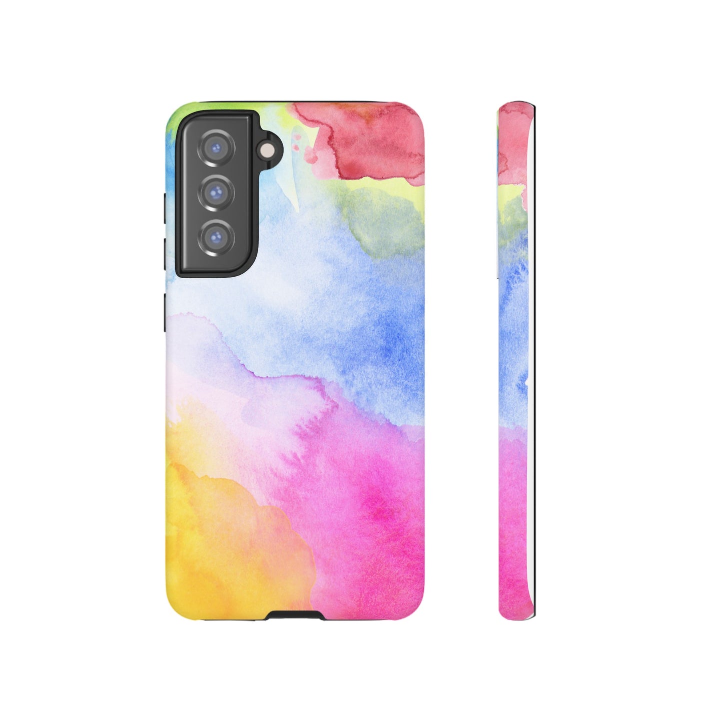 Watercolour Rainbow Phone Case | iPhone 15 Plus/ Pro, 14, 13, 12| Google Pixel 7, Pro, 5| Samsung Galaxy S23 All Major Phone Models