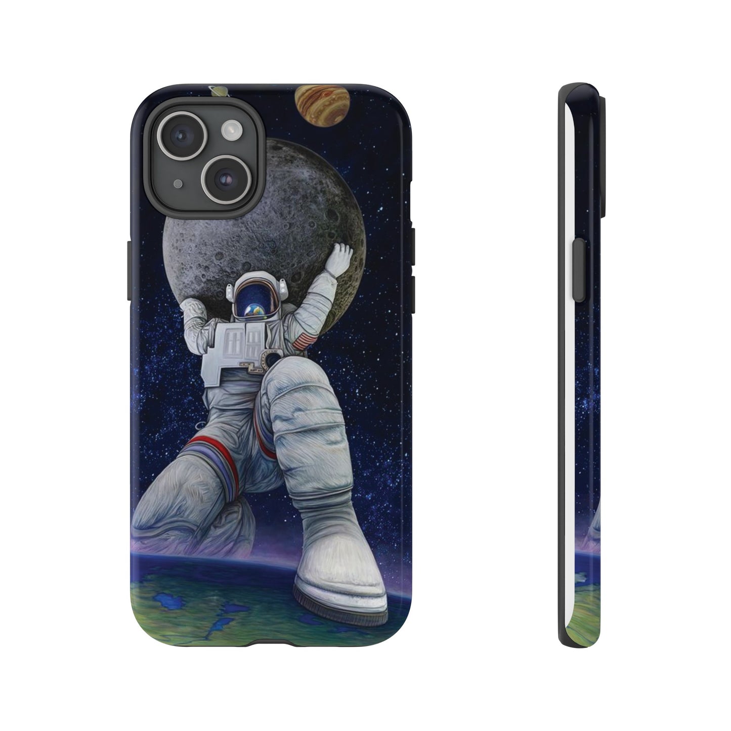 Astronaut Holding The Moon Phone Case | iPhone 15 Plus/ Pro, 14, 13, 12| Google Pixel 7, Pro, 5| Samsung Galaxy S23 All Major Phone Models