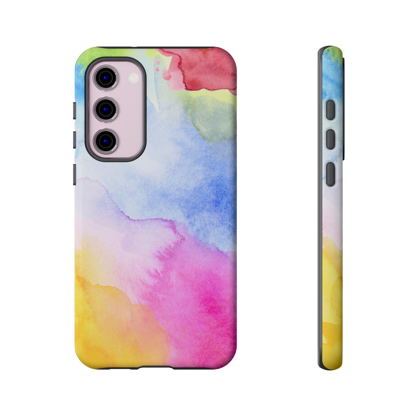 Watercolour Rainbow Phone Case | iPhone 15 Plus/ Pro, 14, 13, 12| Google Pixel 7, Pro, 5| Samsung Galaxy S23 All Major Phone Models