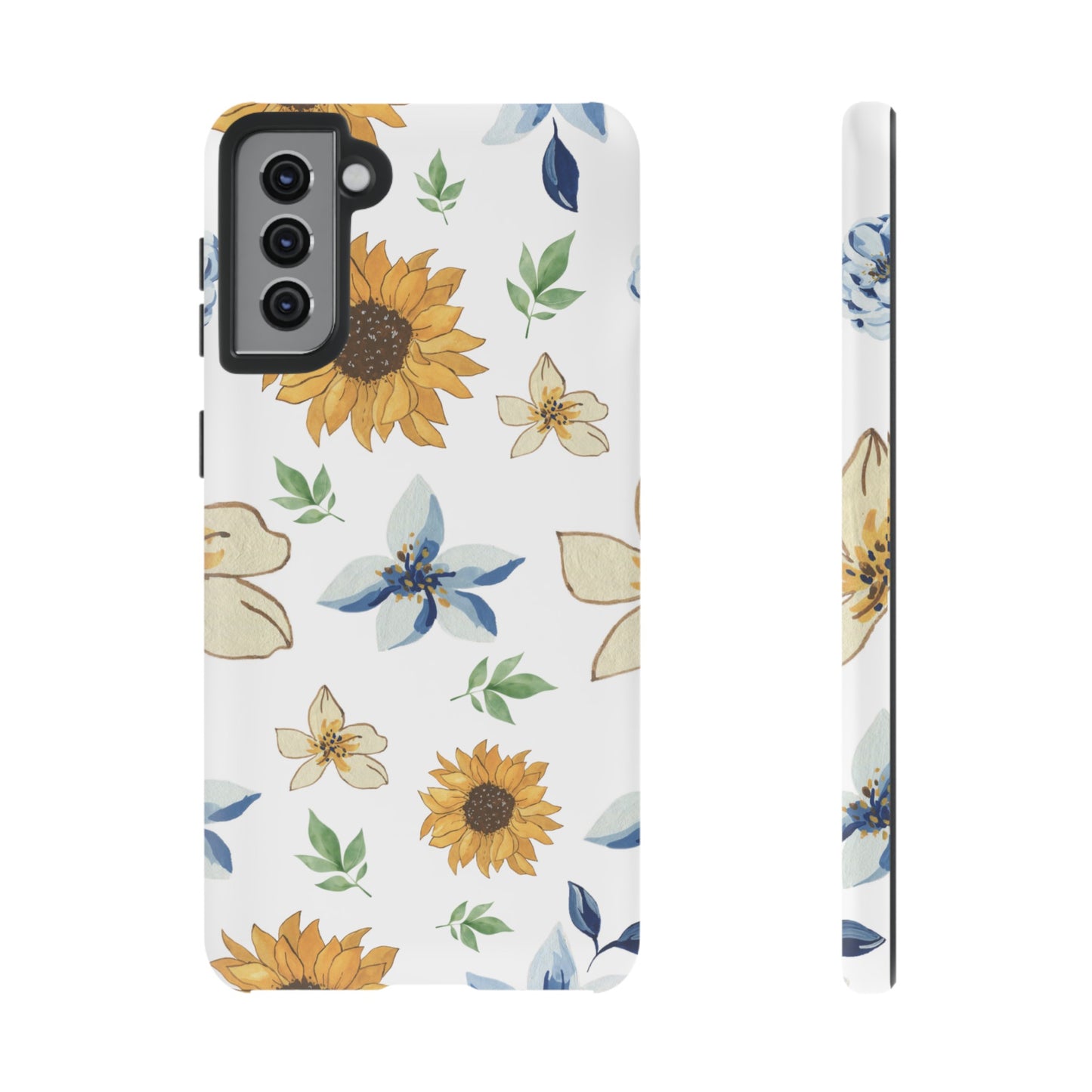 Beautiful Watercolour Flower Wallpaper Phone Case | iPhone 15 Plus/ Pro, 14, 13, 12| Google Pixel 7, Pro, 5| Samsung Galaxy S23 All Major Phone Models