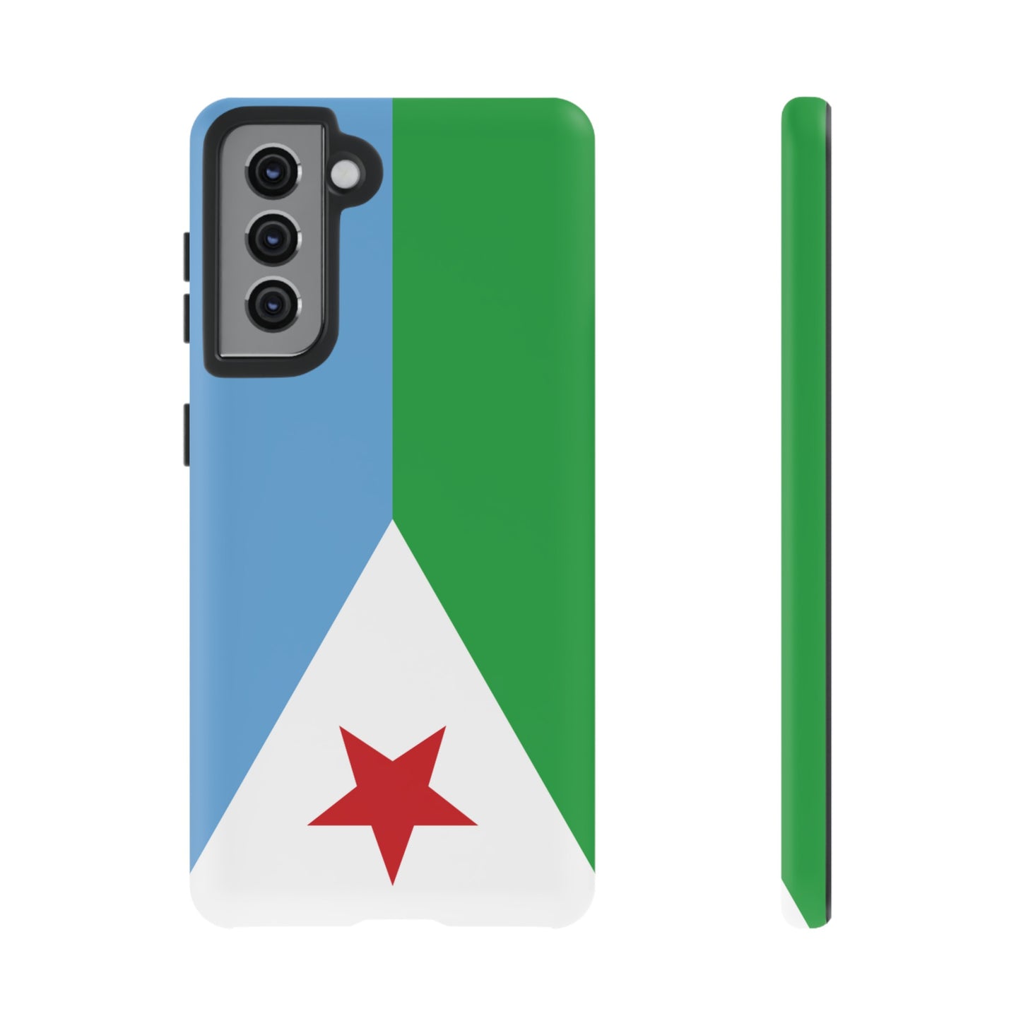 Djibouti Flag Phone Case | iPhone 15 Plus/ Pro, 14, 13, 12| Google Pixel 7, Pro, 5| Samsung Galaxy S23 All Major Phone Models