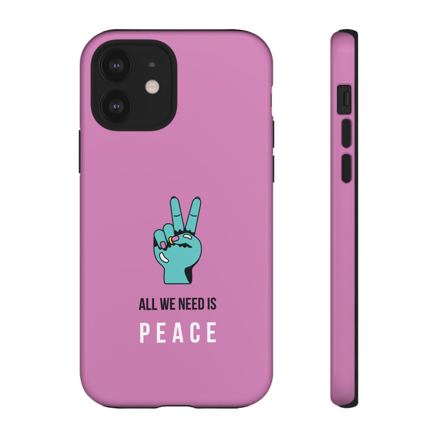 All We Need Is Peace Wallpaper Phone Case | iPhone 15 Plus/ Pro, 14, 13, 12| Google Pixel 7, Pro, 5| Samsung Galaxy S23 All Major Phone Models