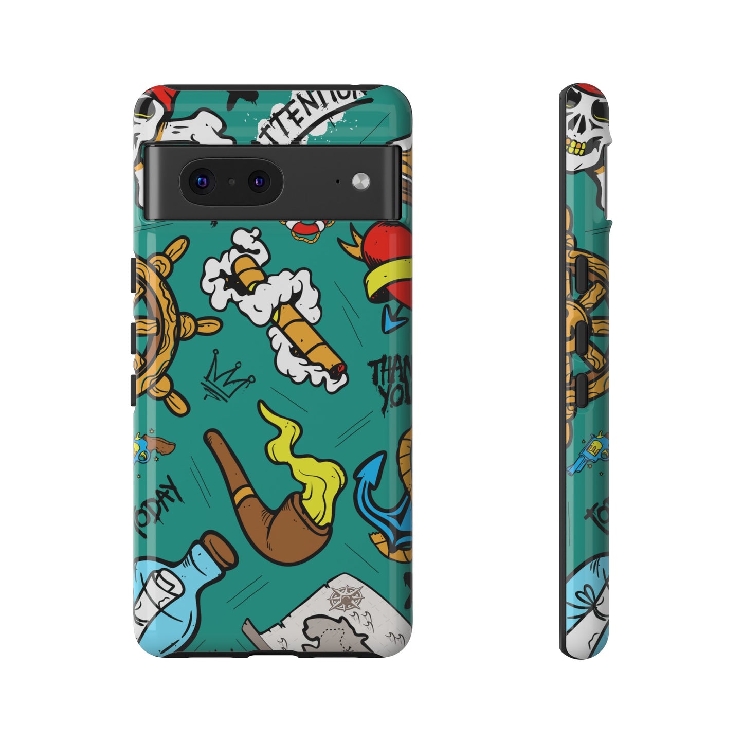 Pirate Wallpaper Phone Case | iPhone 15 Plus/ Pro, 14, 13, 12| Google Pixel 7, Pro, 5| Samsung Galaxy S23 All Major Phone Models