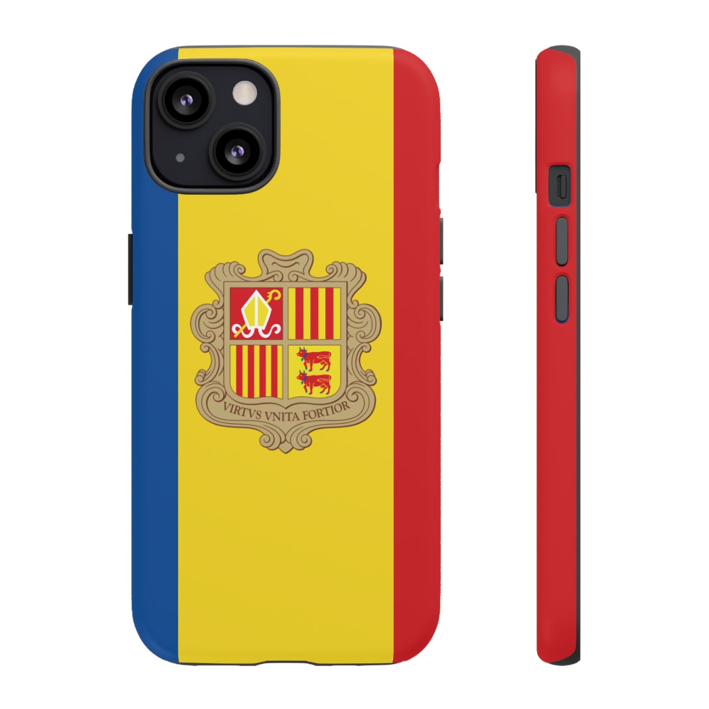 Andorra Flag Phone Case | iPhone 15 Plus/ Pro, 14, 13, 12| Google Pixel 7, Pro, 5| Samsung Galaxy S23 All Major Phone Models