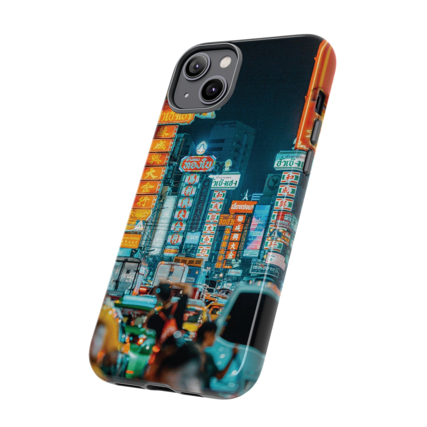 Neon Nightlife Wallpaper Phone Case | iPhone 15 Plus/ Pro, 14, 13, 12| Google Pixel 7, Pro, 5| Samsung Galaxy S23 All Major Phone Models