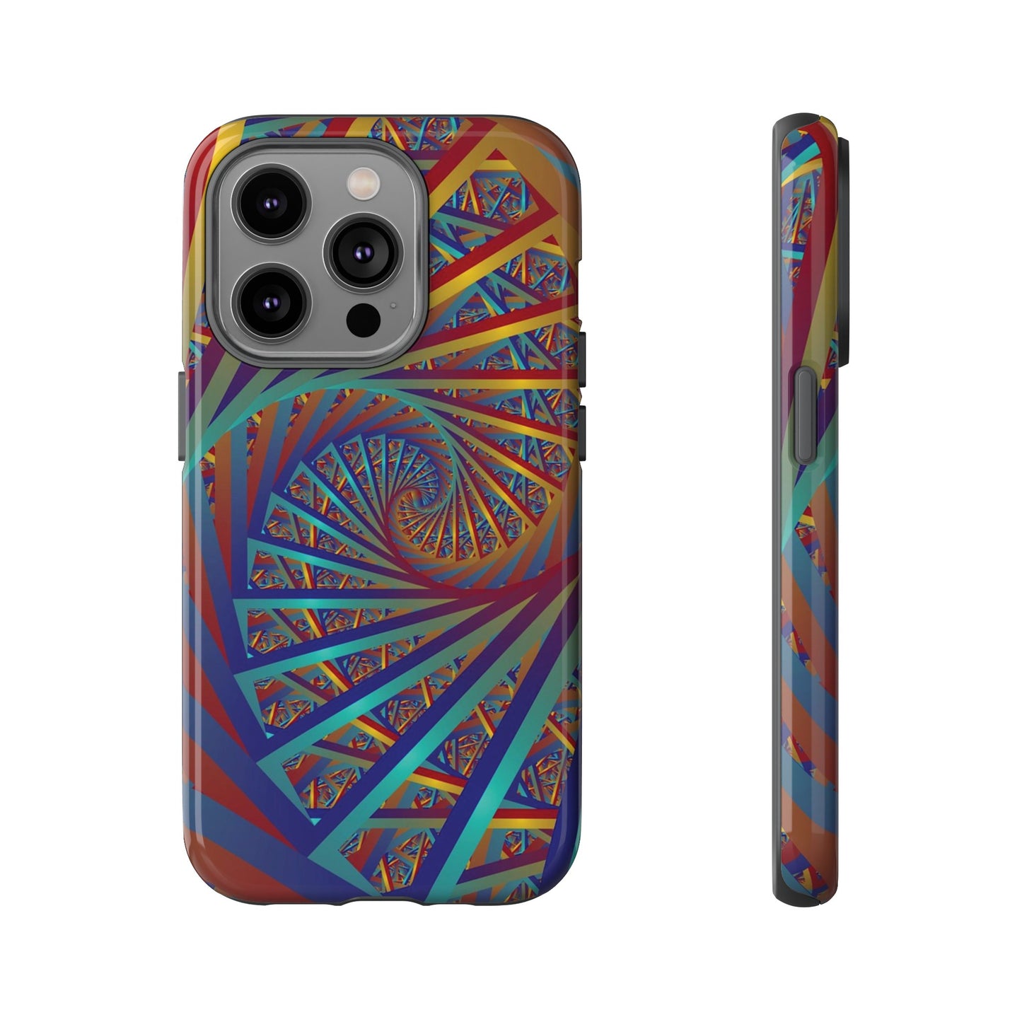 Colourful Spiral Wallpaper Phone Case | iPhone 15 Plus/ Pro, 14, 13, 12| Google Pixel 7, Pro, 5| Samsung Galaxy S23 All Major Phone Models