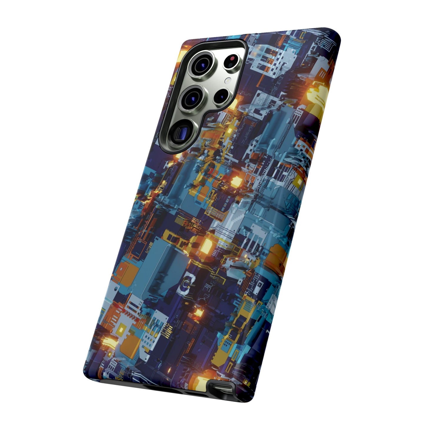 Computer Circuit Board Wallpaper Phone Case | iPhone 15 Plus/ Pro, 14, 13, 12| Google Pixel 7, Pro, 5| Samsung Galaxy S23 All Major Phone Models