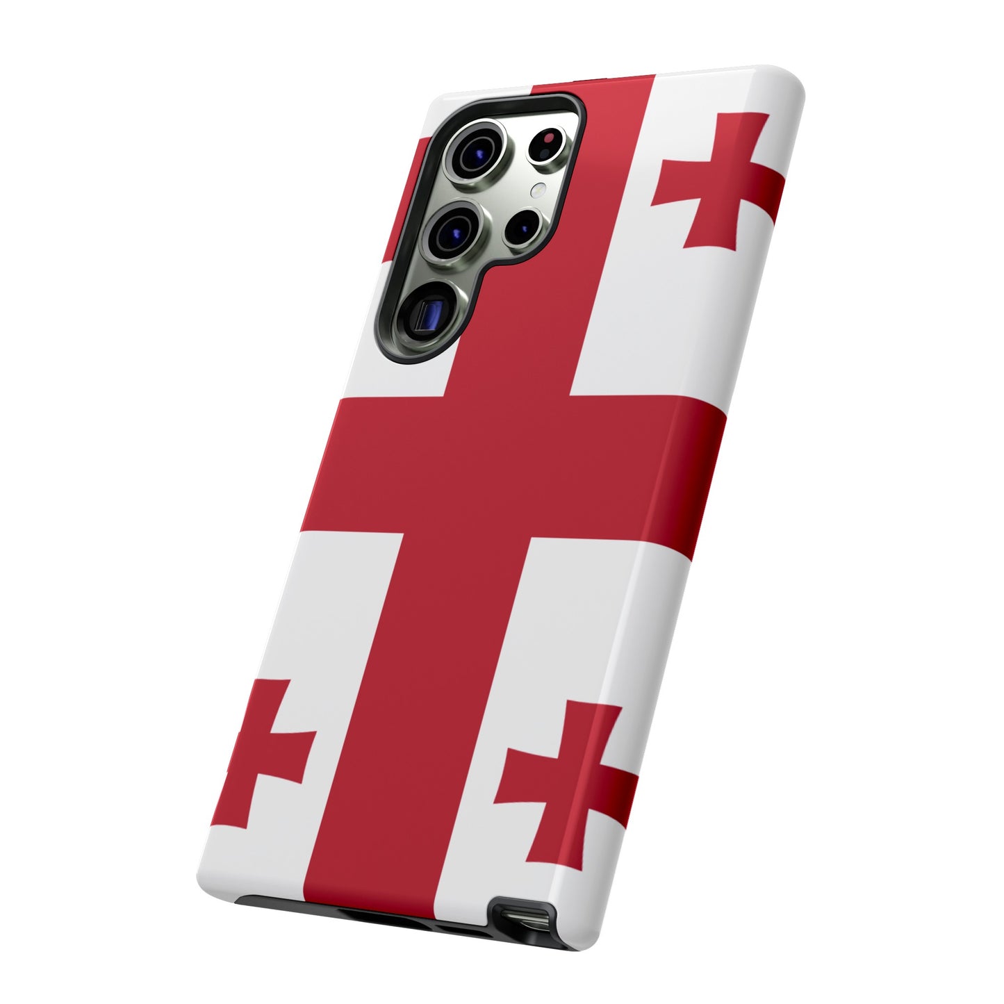 Georgia Flag Phone Case | iPhone 15 Plus/ Pro, 14, 13, 12| Google Pixel 7, Pro, 5| Samsung Galaxy S23 All Major Phone Models