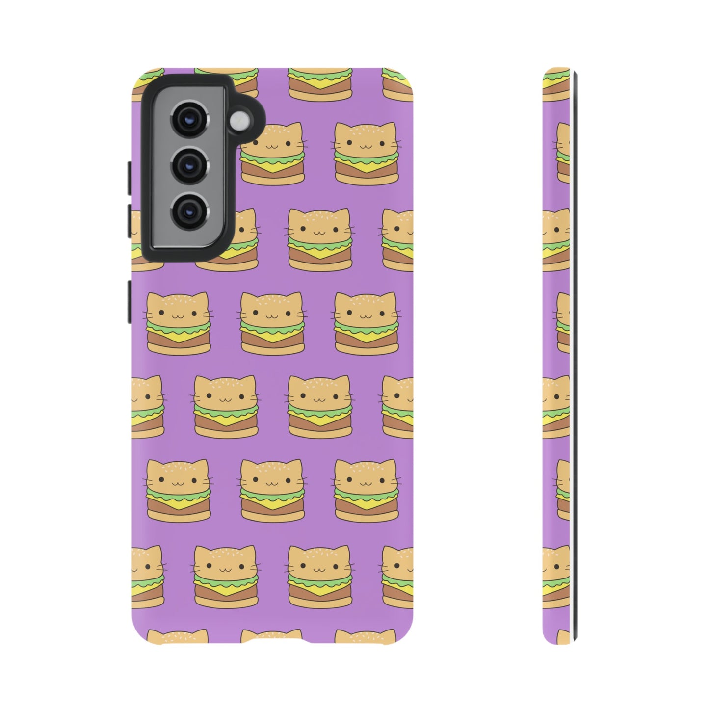 Cat Burger Phone Case | iPhone 15 Plus/ Pro, 14, 13, 12| Google Pixel 7, Pro, 5| Samsung Galaxy S23 All Major Phone Models