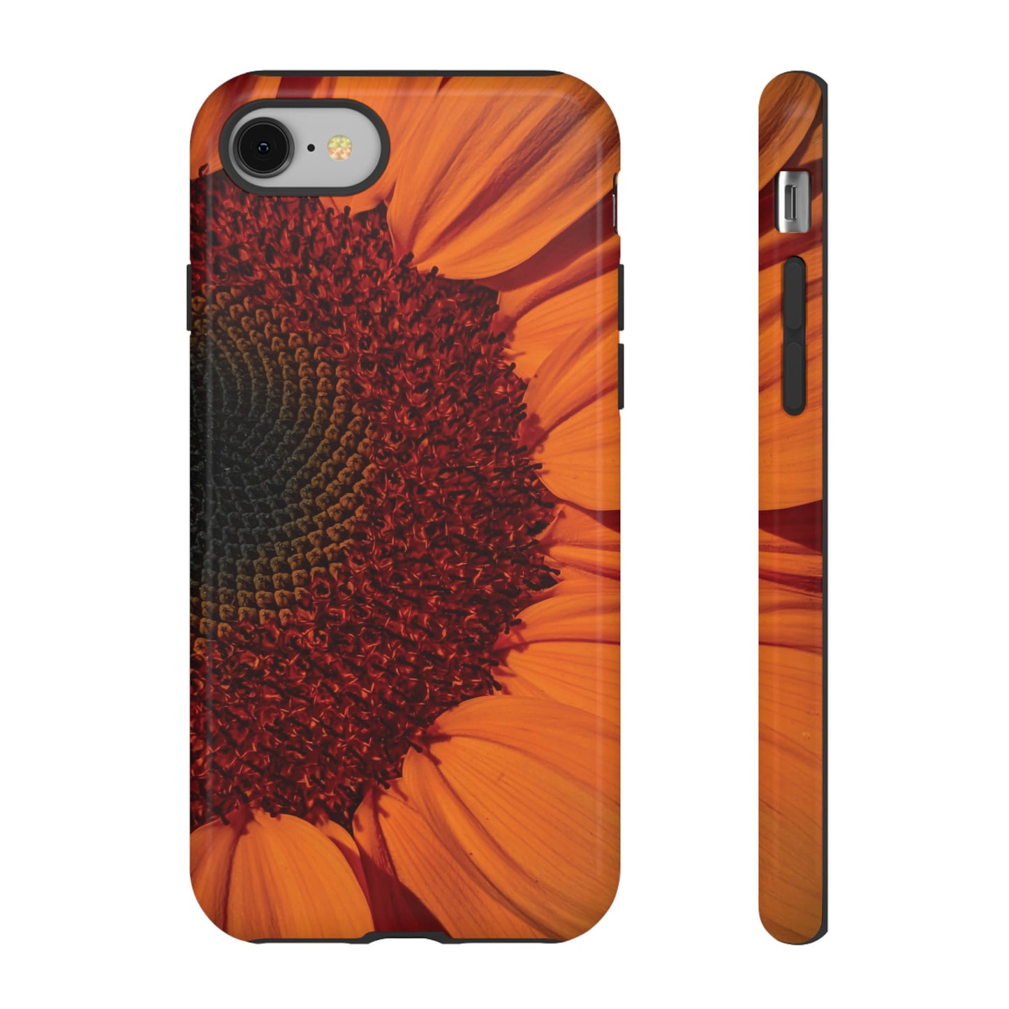 Orange Sunflower Wallpaper Phone Case | iPhone 15 Plus/ Pro, 14, 13, 12| Google Pixel 7, Pro, 5| Samsung Galaxy S23 All Major Phone Models