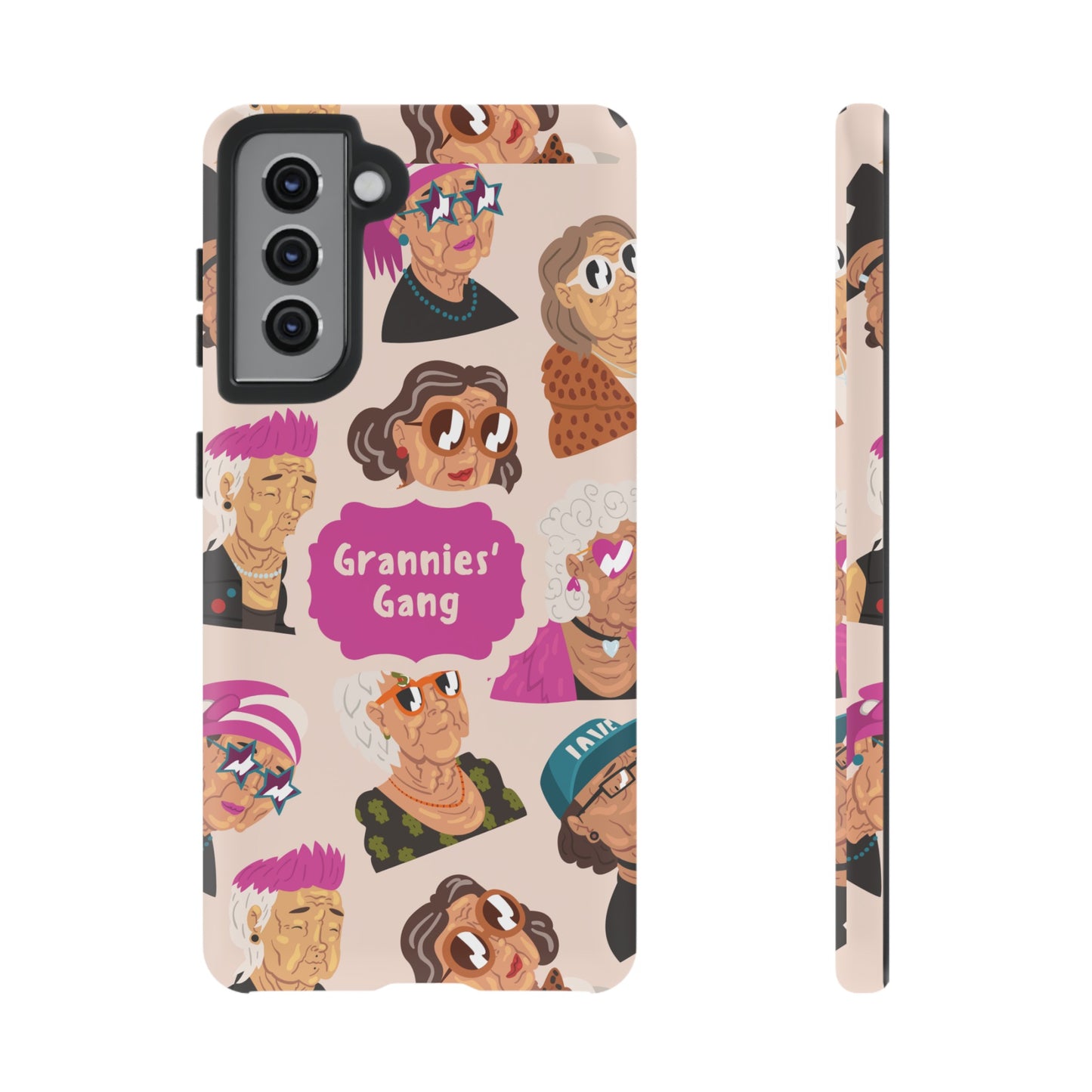 Grannies' Gang Wallpaper Phone Case | iPhone 15 Plus/ Pro, 14, 13, 12| Google Pixel 7, Pro, 5| Samsung Galaxy S23 All Major Phone Models