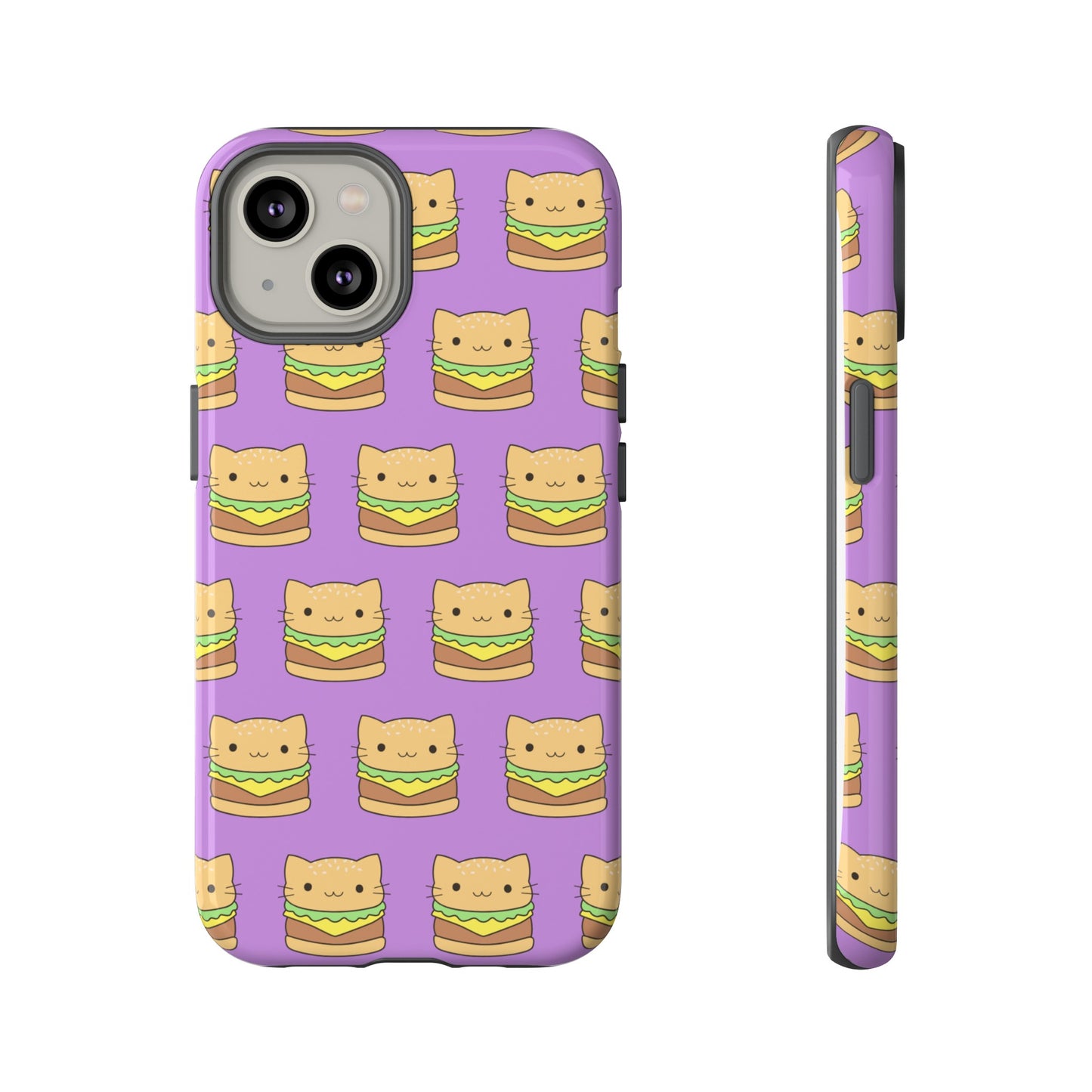 Cat Burger Phone Case | iPhone 15 Plus/ Pro, 14, 13, 12| Google Pixel 7, Pro, 5| Samsung Galaxy S23 All Major Phone Models