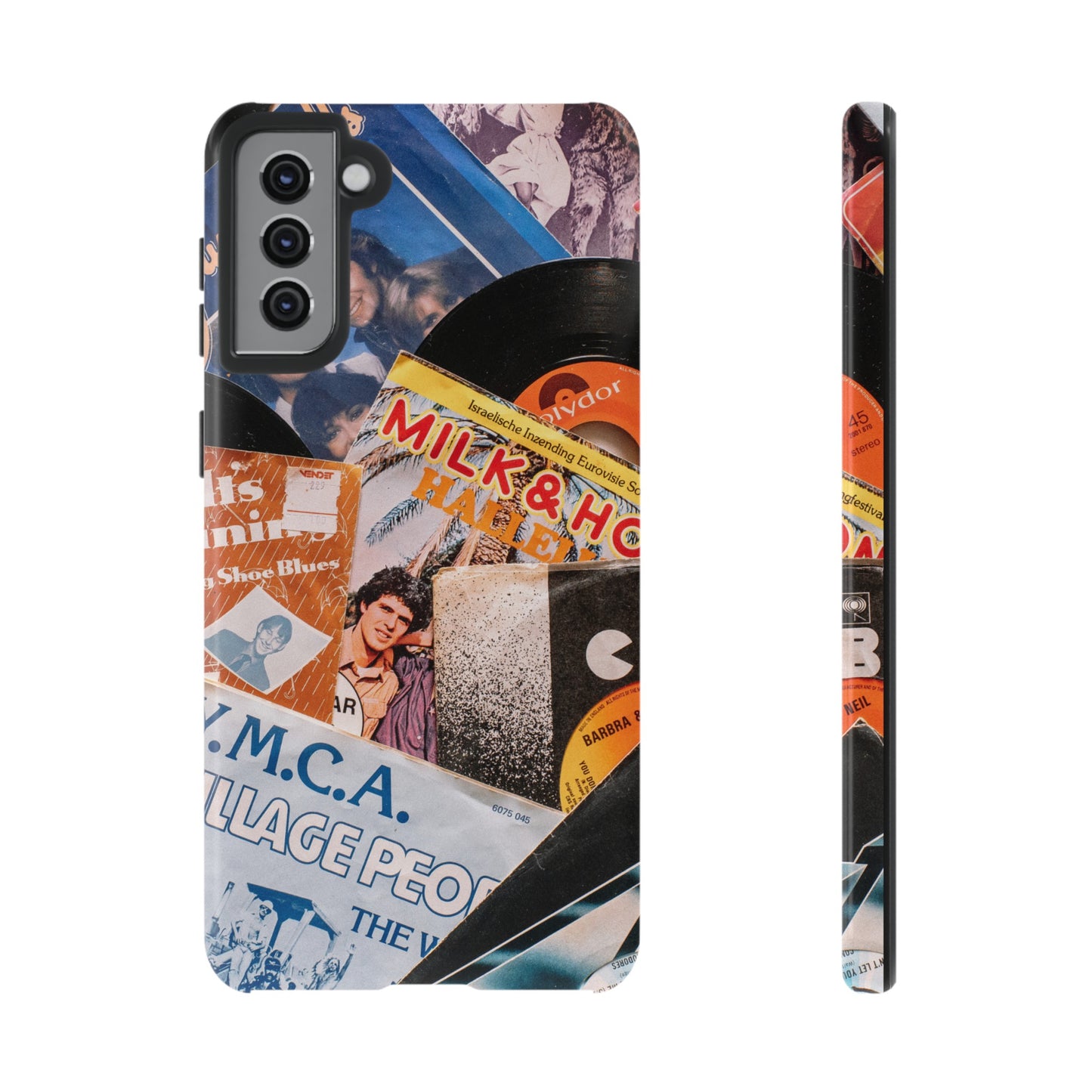 Retro Vinyl Wallpaper Phone Case | iPhone 15 Plus/ Pro, 14, 13, 12| Google Pixel 7, Pro, 5| Samsung Galaxy S23 All Major Phone Models