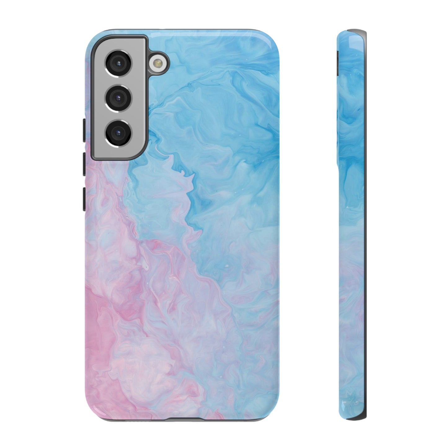 Splash of Blue & Pink Wallpaper Phone Case |iPhone 15 Plus/ Pro, 14, 13, 12|Google Pixel 7, Pro, 5|Samsung Galaxy S23 All Major Phone Models