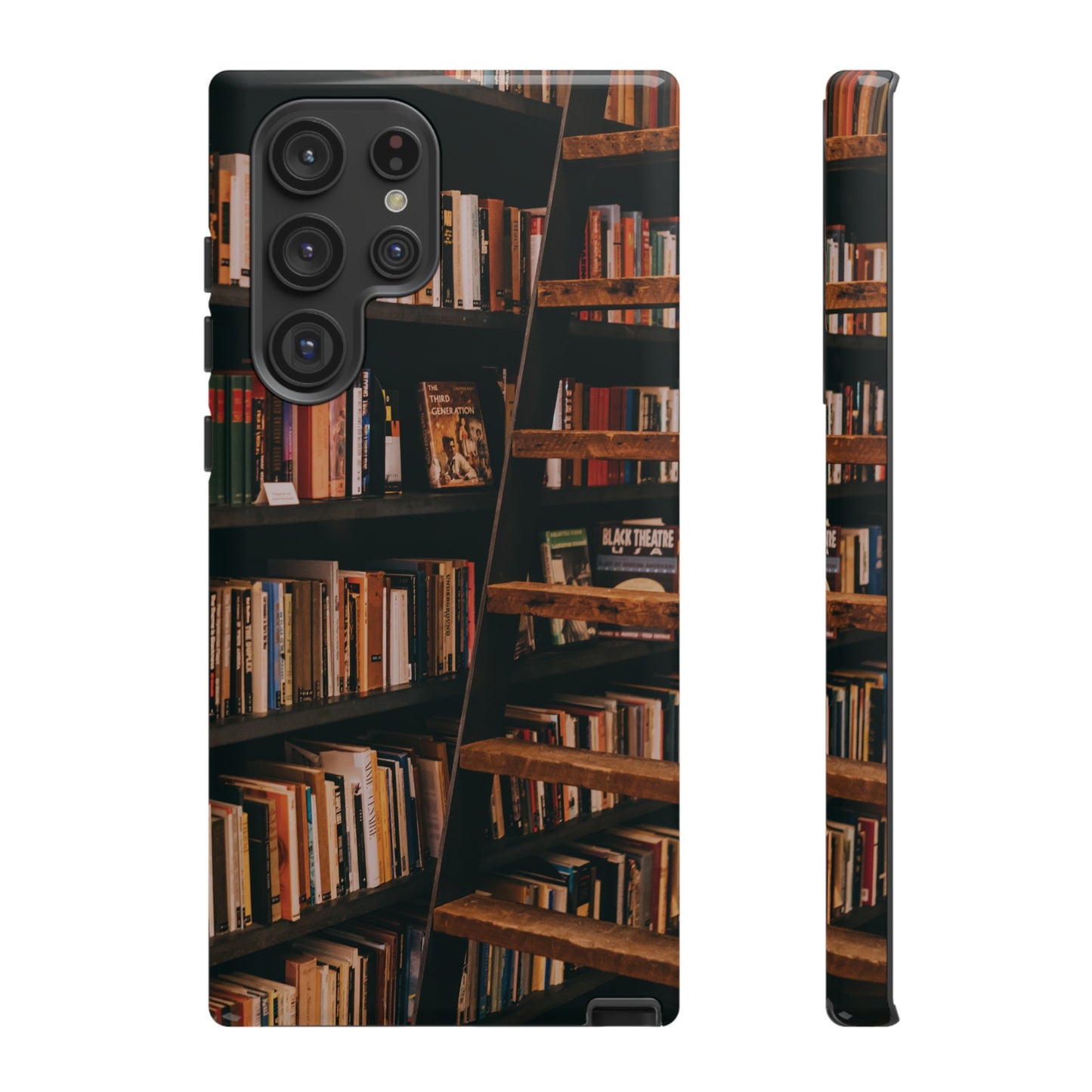 Bookcase Wallpaper Phone Case | iPhone 15 Plus/ Pro, 14, 13, 12| Google Pixel 7, Pro, 5| Samsung Galaxy S23 All Major Phone Models