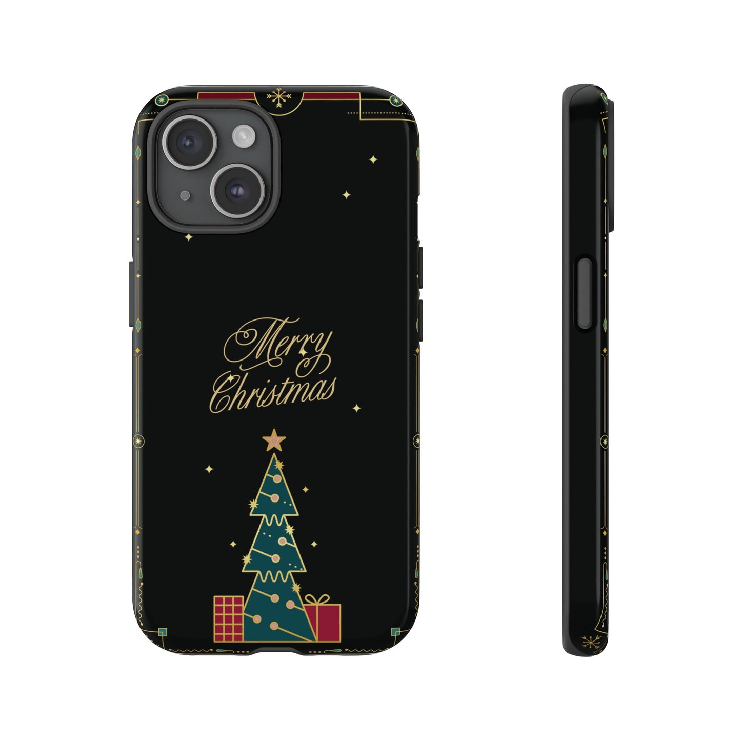 Christmas Tree Wallpaper Phone Case | iPhone 15 Plus/ Pro, 14, 13, 12| Google Pixel 7, Pro, 5| Samsung Galaxy S23 All Major Phone Models