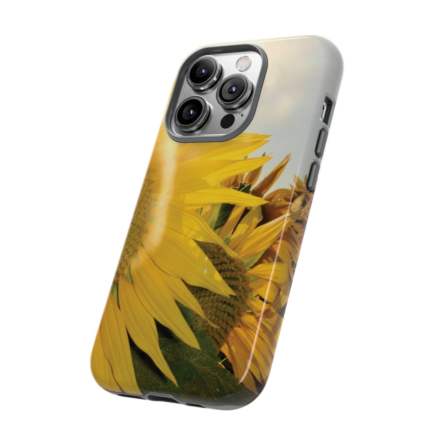 Bright Sunflower Wallpaper Phone Case | iPhone 15 Plus/ Pro, 14, 13, 12| Google Pixel 7, Pro, 5| Samsung Galaxy S23 All Major Phone Models