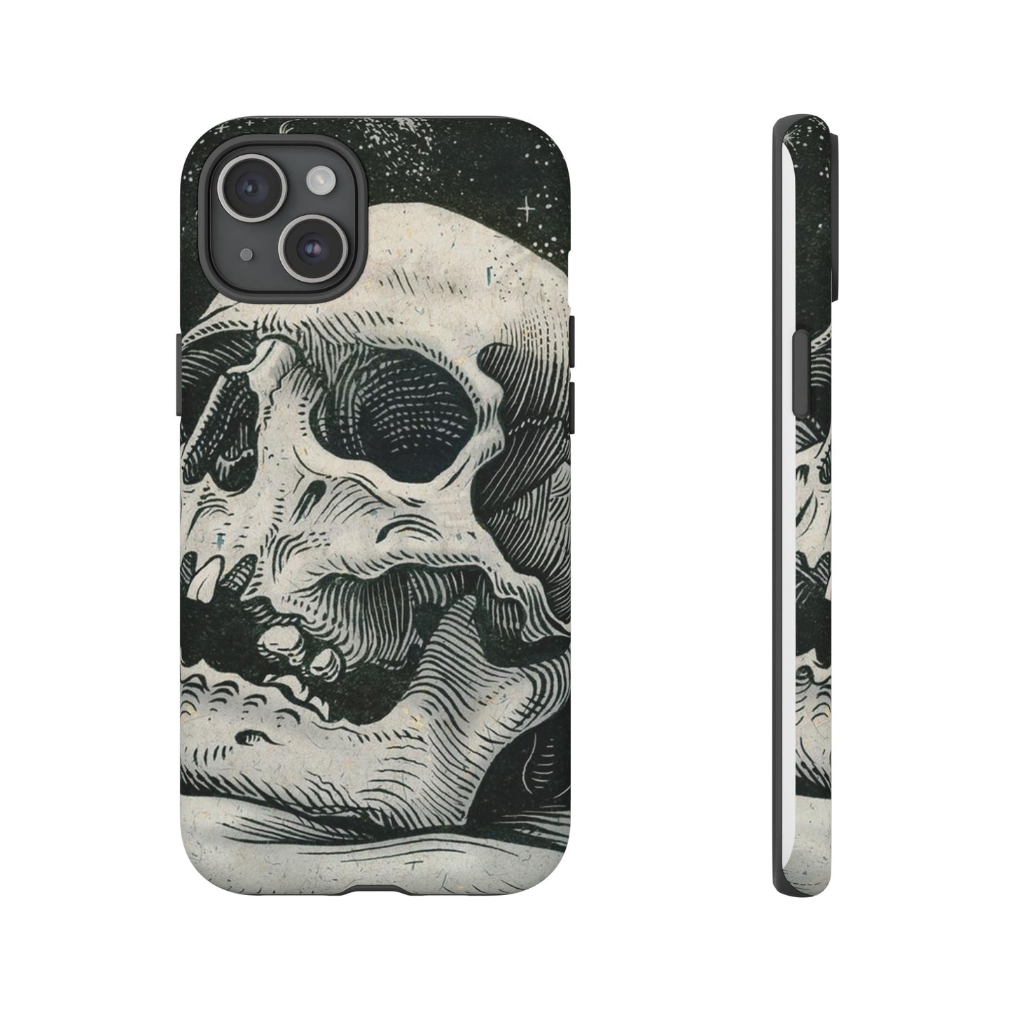 Skull Wallpaper Phone Case | iPhone 15 Plus/ Pro, 14, 13, 12| Google Pixel 7, Pro, 5| Samsung Galaxy S23 All Major Phone Models