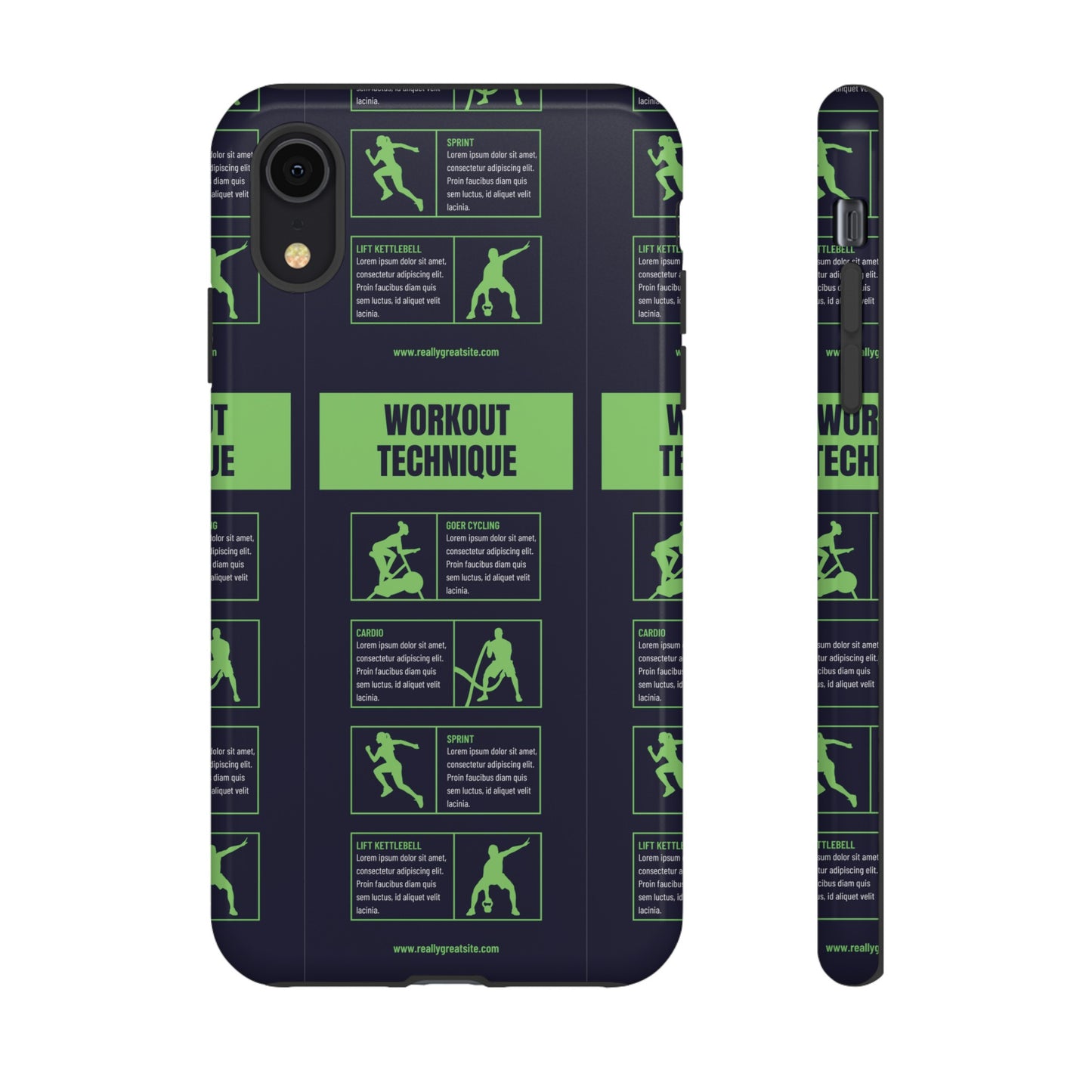 Workout Plan Wallpaper Phone Case | iPhone 15 Plus/ Pro, 14, 13, 12| Google Pixel 7, Pro, 5| Samsung Galaxy S23 All Major Phone Models