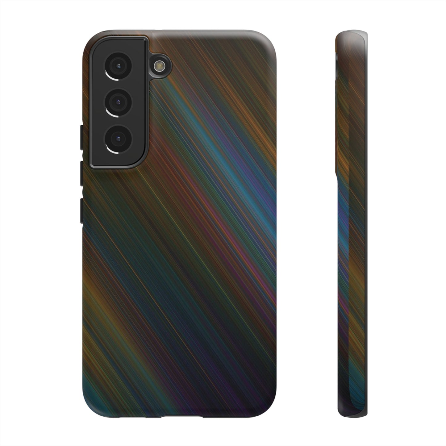 Slanted Rainbow Wallpaper Phone Case | iPhone 15 Plus/ Pro, 14, 13, 12| Google Pixel 7, Pro, 5| Samsung Galaxy S23 All Major Phone Models