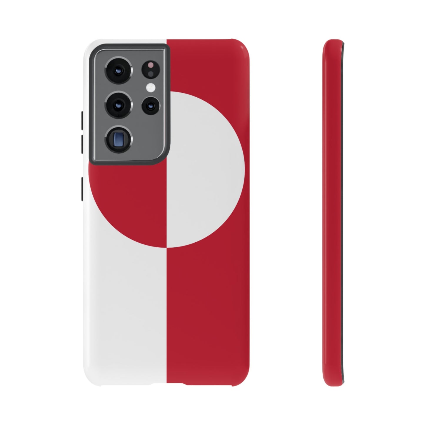 Greenland (Denmark) Flag Phone Case | iPhone 15 Plus/ Pro, 14, 13, 12| Google Pixel 7, Pro, 5| Samsung Galaxy S23 All Major Phone Models