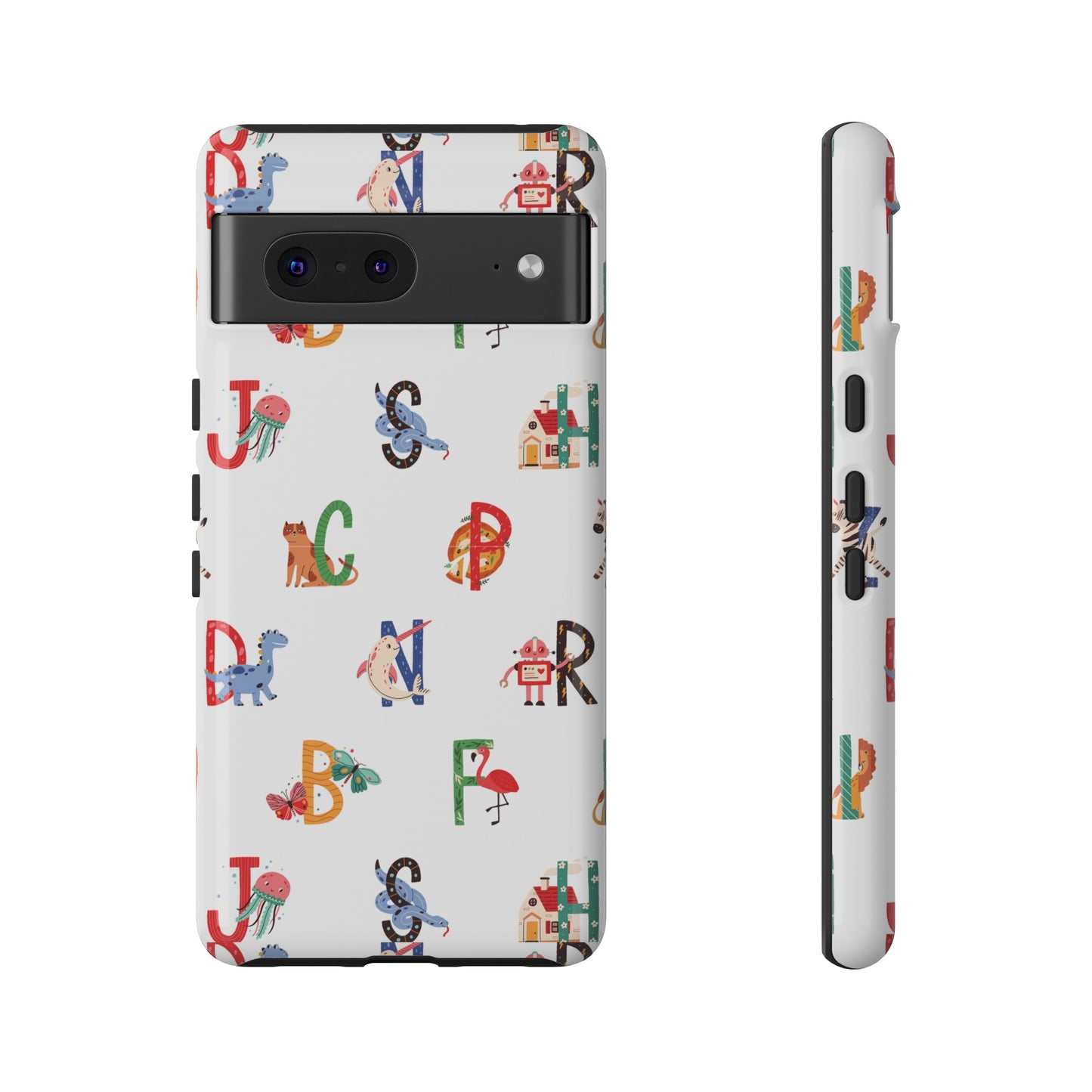 Alphabet Wallpaper Phone Case| iPhone 15 Plus/ Pro, 14, 13, 12| Google Pixel 7, Pro, 5| Samsung Galaxy S23 All Major Phone Models