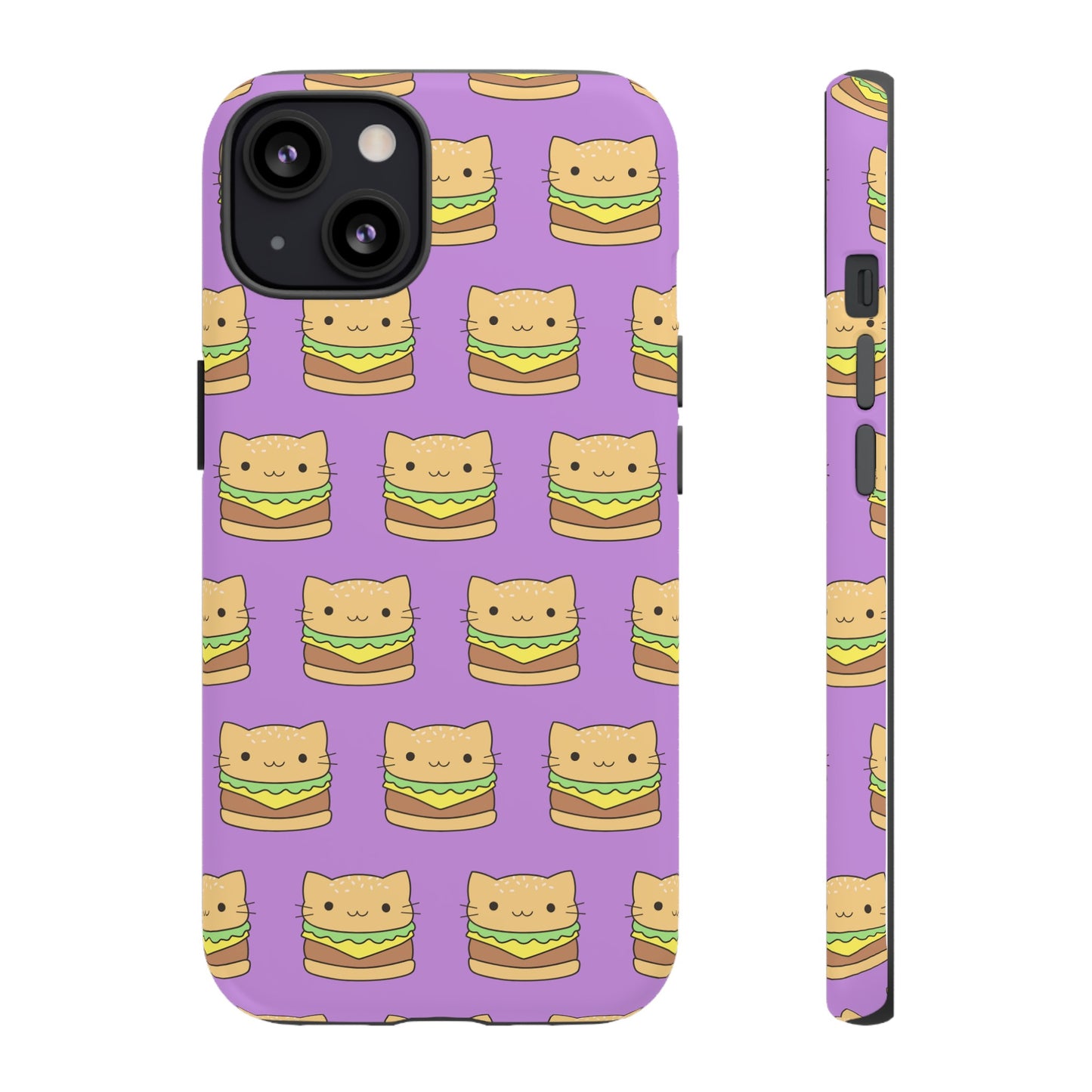 Cat Burger Phone Case | iPhone 15 Plus/ Pro, 14, 13, 12| Google Pixel 7, Pro, 5| Samsung Galaxy S23 All Major Phone Models