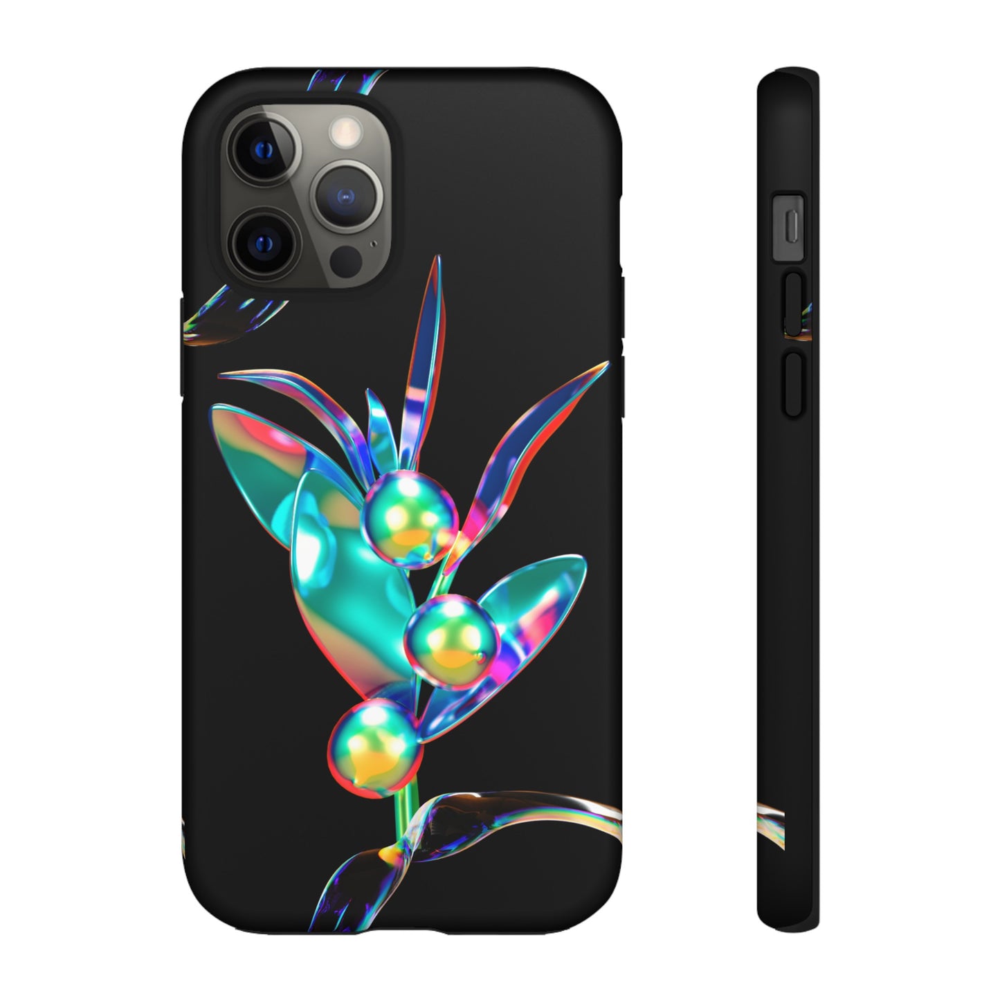 Psychedelic Flower Wallpaper Phone Case | iPhone 15 Plus/ Pro, 14, 13, 12| Google Pixel 7, Pro, 5| Samsung Galaxy S23 All Major Phone Models