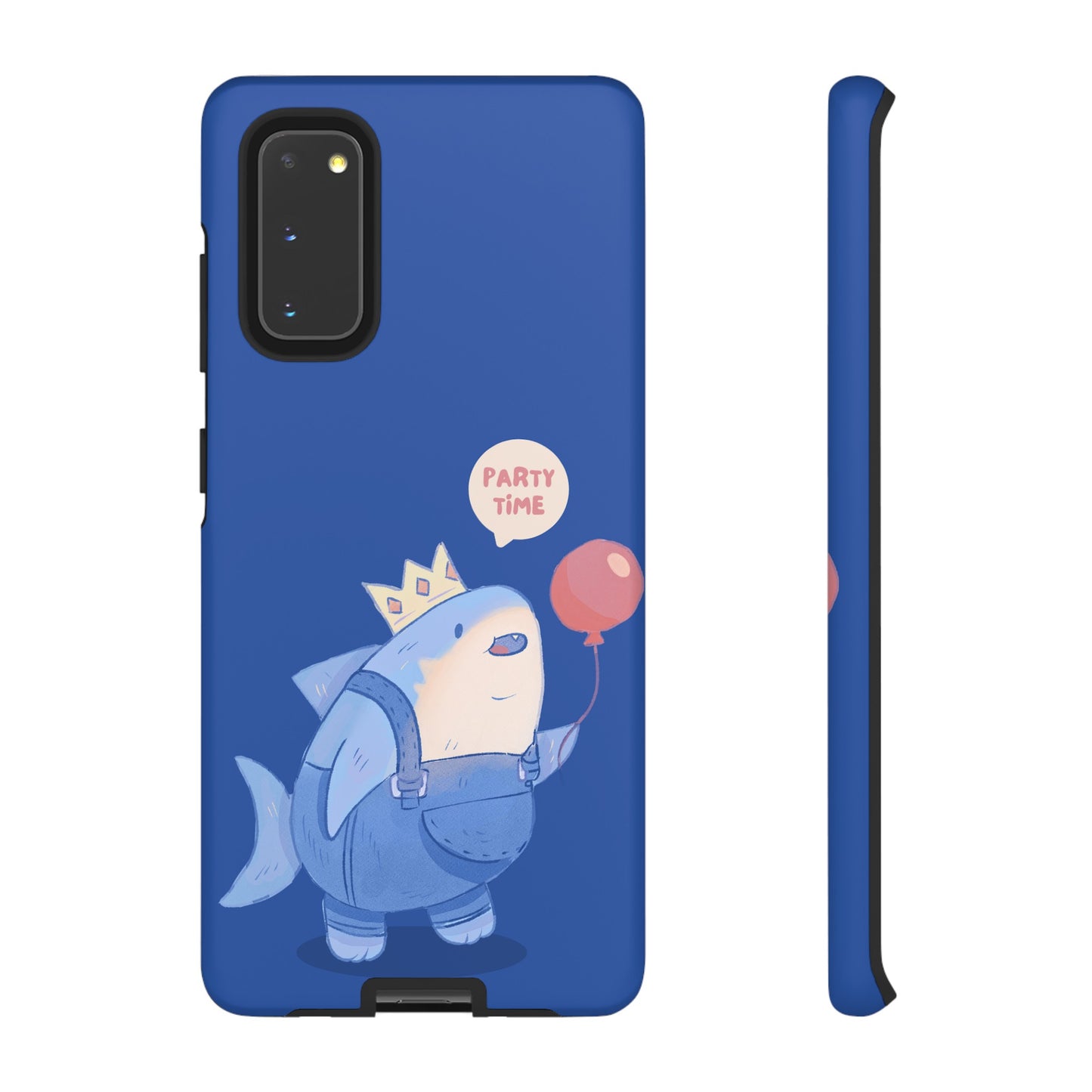 Shark Party Time Phone Case | iPhone 15 Plus/ Pro, 14, 13, 12| Google Pixel 7, Pro, 5| Samsung Galaxy S23 All Major Phone Models