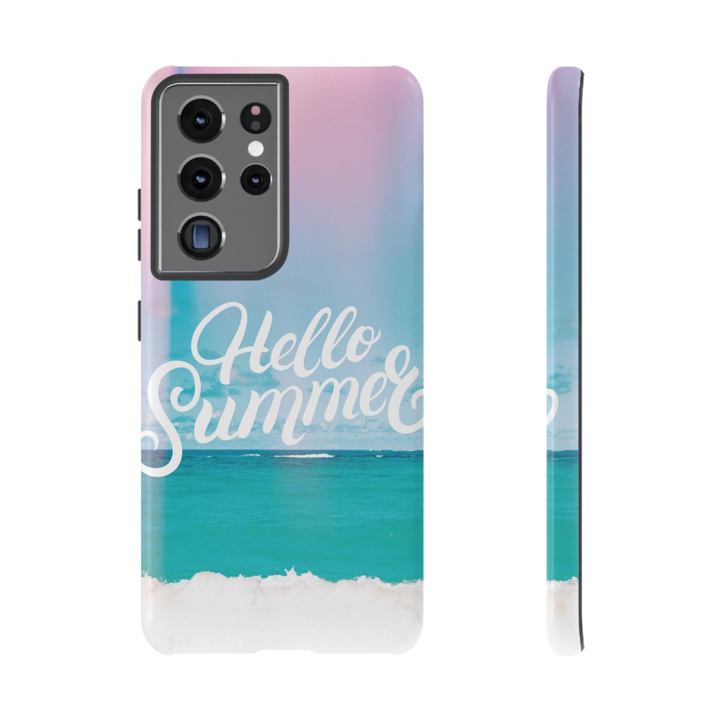 Hello Summer Wallpaper Phone Case | iPhone 15 Plus/ Pro, 14, 13, 12| Google Pixel 7, Pro, 5| Samsung Galaxy S23 All Major Phone Models