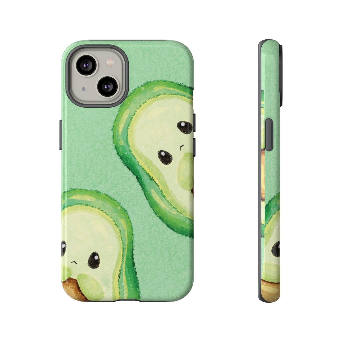 Avocado Friends Wallpaper Phone Case | iPhone 15 Plus/ Pro, 14, 13, 12| Google Pixel 7, Pro, 5| Samsung Galaxy S23 All Major Phone Models