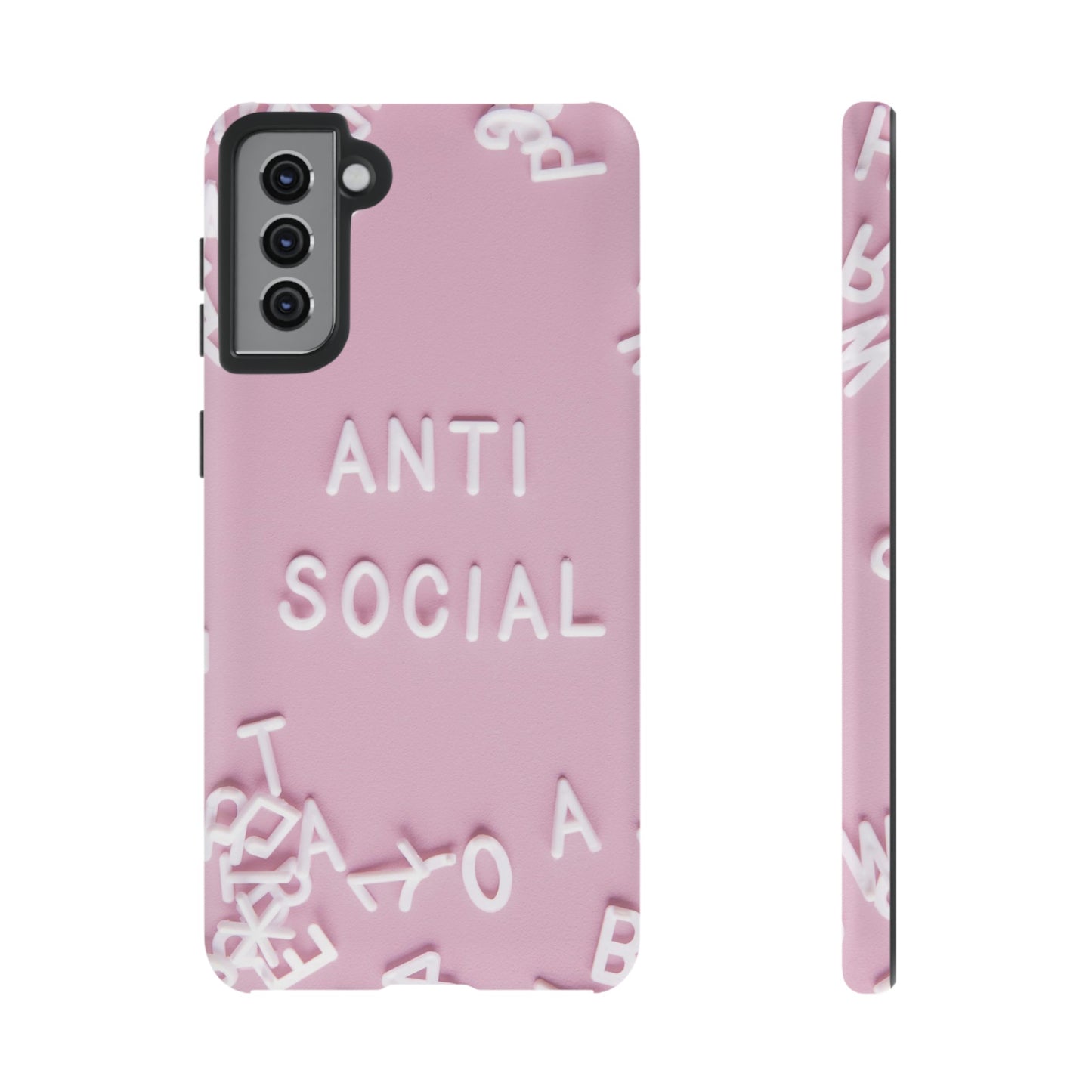 Anti Social Phone Case | iPhone 15 Plus/ Pro, 14, 13, 12| Google Pixel 7, Pro, 5| Samsung Galaxy S23 All Major Phone Models