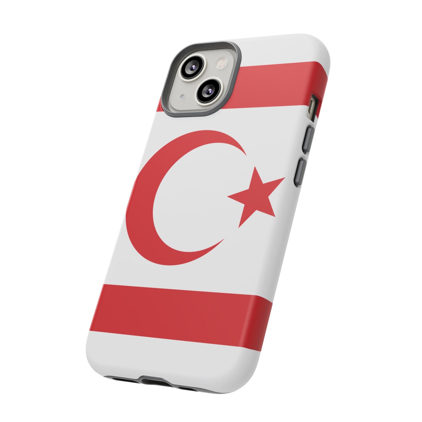 Northern Cyprus Flag Phone Case | iPhone 15 Plus/ Pro, 14, 13, 12| Google Pixel 7, Pro, 5| Samsung Galaxy S23 All Major Phone Models