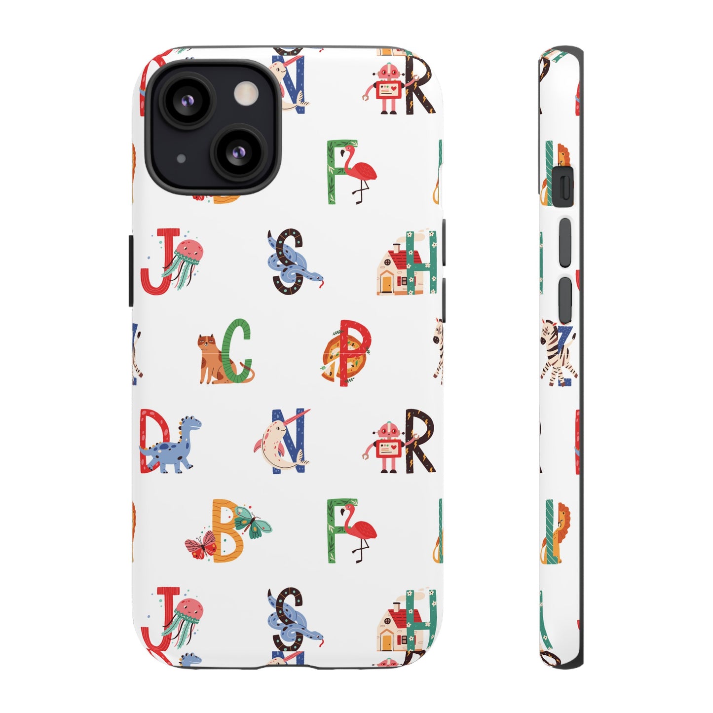 Alphabet Wallpaper Phone Case| iPhone 15 Plus/ Pro, 14, 13, 12| Google Pixel 7, Pro, 5| Samsung Galaxy S23 All Major Phone Models