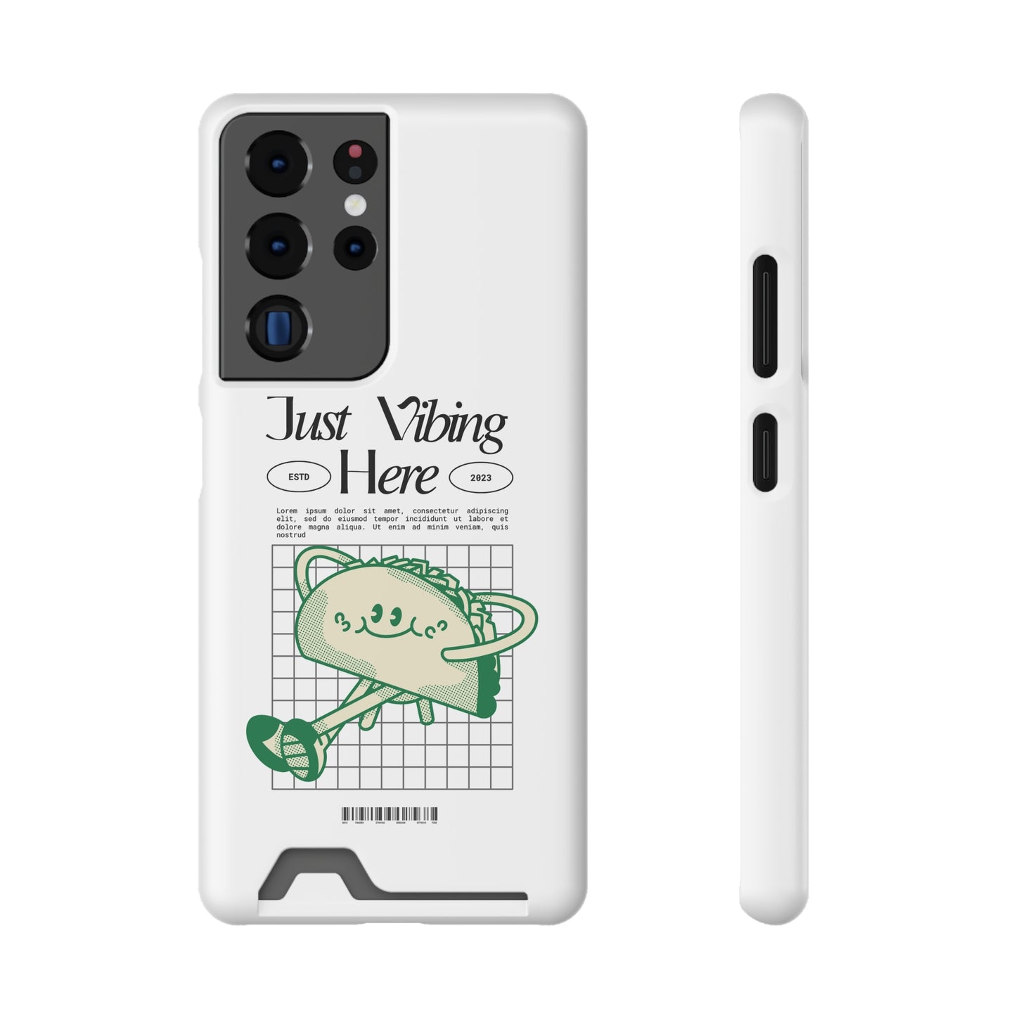 Just Vibing Here Phone Case | iPhone 15 Plus/ Pro, 14, 13, 12|Samsung Galaxy Models