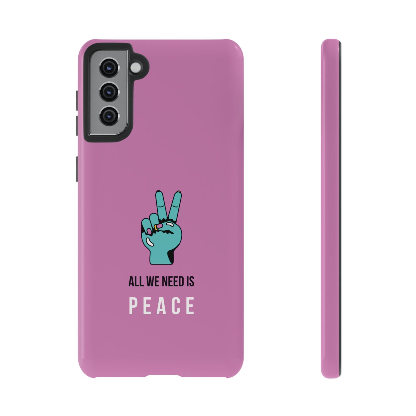 All We Need Is Peace Wallpaper Phone Case | iPhone 15 Plus/ Pro, 14, 13, 12| Google Pixel 7, Pro, 5| Samsung Galaxy S23 All Major Phone Models